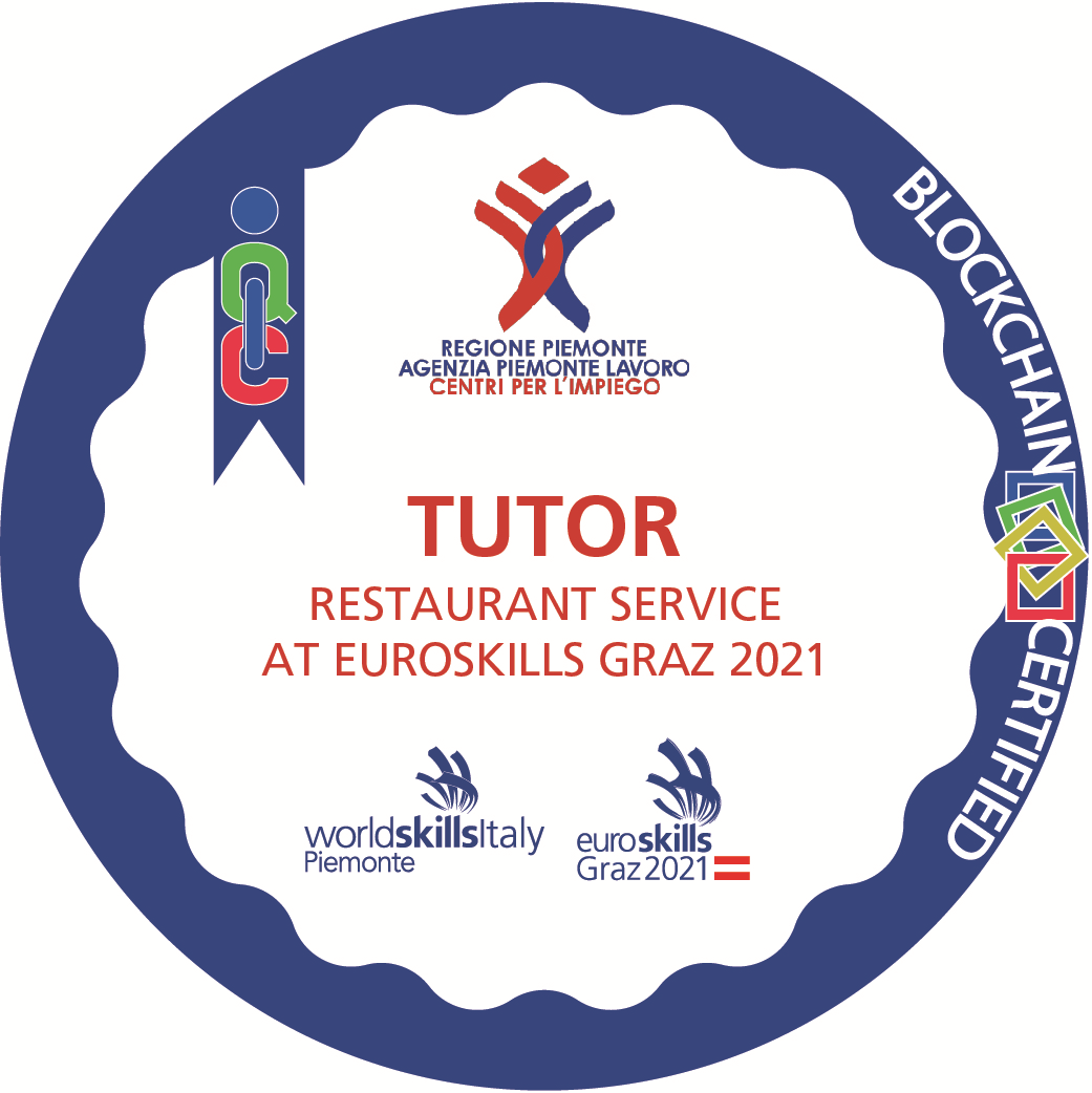 Tutor Restaurant Service WorldSkills Piemonte at EuroSkills Graz (Austria) 2021